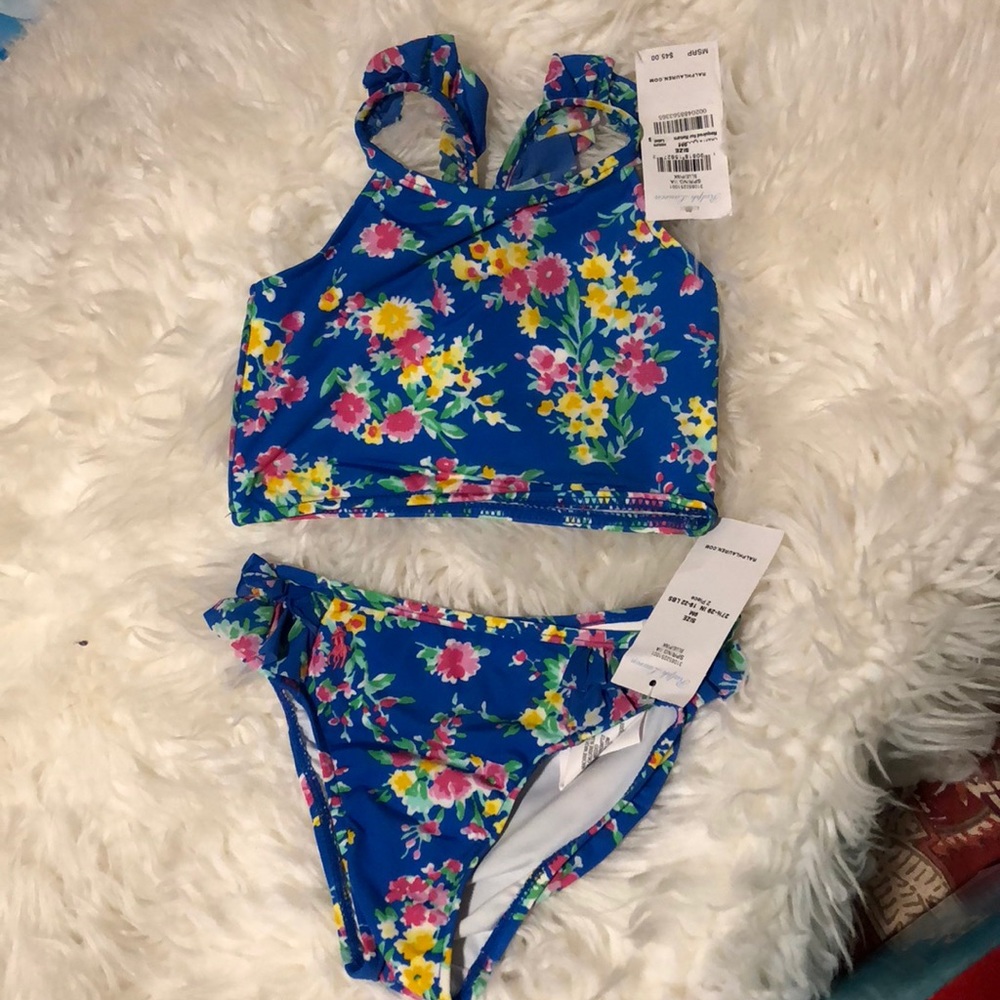 Girls 2 piece bathing suit. NWT